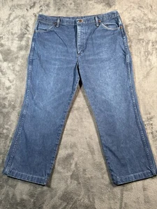 Wrangler Jeans 38x26.5 Dark Blue Cowboy Cut 936 Western High Rise (Hemmed) - Picture 1 of 11