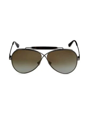 Gafas de sol Tom Ford Holden FT0818 Gunmetal Aviator Pilot 60 mm nuevas $540 Foto 1 de 3