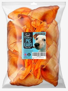 Extra Large Pigs Ears For Dogs | Delicious Tasting Air Dried | 10 PACK - Picture 1 of 4