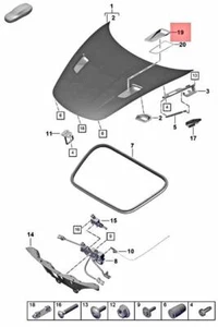 Genuine PORSCHE Cayman GT4 982 Trim For Air Inlet Left 9GT806911OK1 - Picture 1 of 1