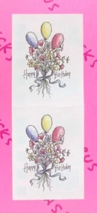 Provo Craft Happy Birthday Bouquet Balloons & Flowers Sticker Mods Set Of 2 - Picture 1 of 4