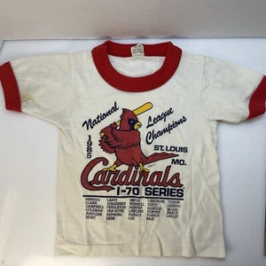 VINTAGE St Louis Cardinals Shirt Toddler Size World Series Champions 1985 - Picture 1 of 5