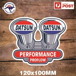 DATSUN STICKER RETRO OLD SCHOOL RACING DRAG CAR TOP FUEL DRAGSTER - Picture 1 of 1