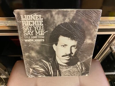Lionel Richie Say You Say Me 12" single Motown 1985 import [White Nights] SEALED - Image 1 of 2