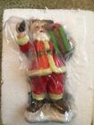 2007 Coca Cola Collector’s Society Members Only Ornament Santa with Gifts NIB