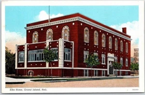 GRAND ISLAND, NEBRASKA POSTKARTE Elchheim, Bruderorganisationen - Bild 1 von 2
