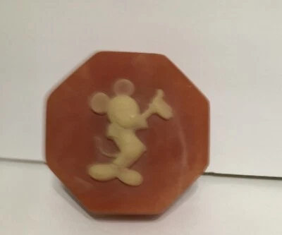 Walt Disney Soap Stone Mickey Mouse Octagon Trinket Box LR2 - Image 1 of 4