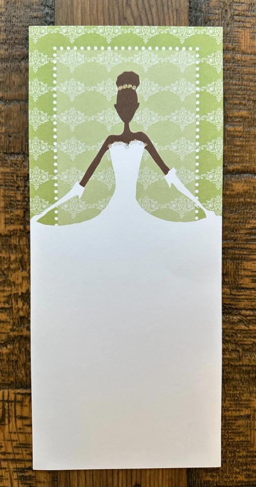 Caja de 10 invitaciones de novia Bella Ink verde y blanco Foto 1 de 1