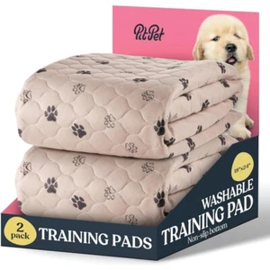 Almohadillas para orinar lavables para perros - Paquete de 2 almohadillas reutilizables súper absorbentes para cachorros - Imagen 1 de 12