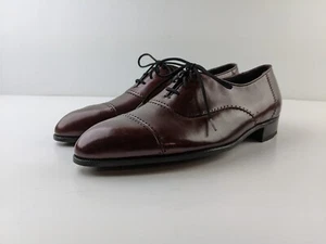NEU Vintage Florsheim Designer Kollektion Oxford Viertel Brogue 8 D braun Leder - Bild 1 von 14