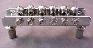 PUENTE Y PERNOS ROLLER ESTILO ANTIGUO PARA GUITARRA ELÉCTRICA - Imagen 1 de 4