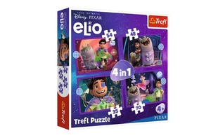 5900511346657 PUZZLE 4w1 Pozaziemskie misje Elio /Disney 34665 Trefl - Picture 1 of 1