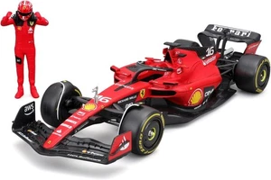LECLERC FERRARI SF-23 con Figura Mod. Auto Formula 1 - 1/24 23cm DieCast Bburago - Foto 1 di 4
