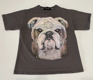 Camiseta HOMME FEMME Para Hombre Peso Pesado Bull Dog Talla Mediana Cuidado con el Perro - Imagen 1 de 5