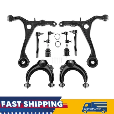 10x Brazo de control delantero rótulas varilla de amarre para 03-07 Honda Accord 04-08 Acura TSX Foto 1 de 4