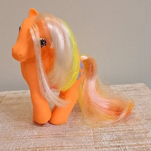 Vintage 1987 My Little Pony Pegasus Pferd Sea Breeze Orange G1 MLP - Bild 1 von 13