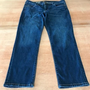Kut from the Kloth Katy Ankle Straight Leg Damenjeans 12 blau Mid Rise Stretch - Bild 1 von 14