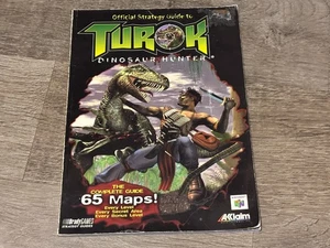 Turok Dinosaur Hunter Guía Libro de Estrategia Nintendo 64 Buen Estado Auténtico - Imagen 1 de 3