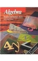 ALGEBRA: STRUCTURE AND METHOD, BOOK 1 By Richard G. Brown - Hardcover EXCELLENT - Image 1 of 1