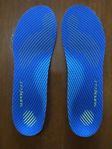 Superfeet RUN Blue Size F Medium Arch Support M 11.5-13 W 12.5+ Insoles - Picture 1 of 7