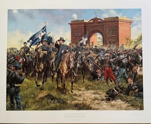 Don Troiani Civil War Print - Cemetery Hill - UNFRAMED - MINT-Signed AP 53/75 - Picture 1 of 4