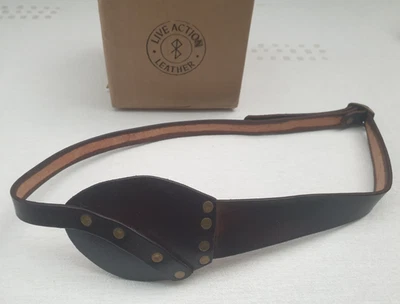 House Of The Dragon - Game Of Thrones Targaryen Leather Eye Patch Handmade In UK - Image 1 of 4