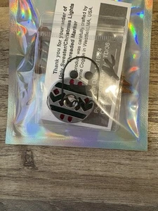 Coggin CMD Golf Ugly Sweater/Christmas Lights Threaded Ball Marker - Picture 1 of 2