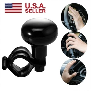 Perilla suicida automática negra de alta resistencia volante de coche mango giratorio universal - Imagen 1 de 7