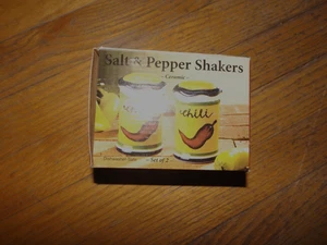 Keramik Salz & Pfefferstreuer Chili Design (Neu im Karton) - Bild 1 von 1
