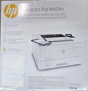 NIB HP LaserJet Pro M404n Laser Printer BRAND NEW Factory Sealed Black & White - Picture 1 of 4