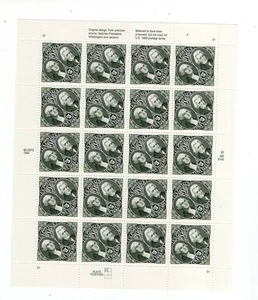 1994 $5 Washington Jackson full Sheet of 20 Scott #2592, Mint NH - Picture 1 of 1