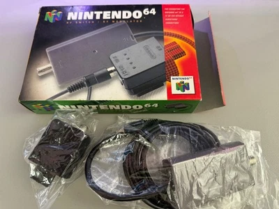 OEM Nintendo 64 N64 RF Switch & RF Modulator Adapter in Box NES-003 - Image 1 of 4