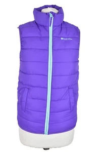 MOUNTAIN WAREHOUSE Purple Padded Gilet size 11-12 Girls 100% Full Zip Outdoors - Picture 1 of 5