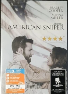 AMERICAN SNIPER (NEW/SEALED DVD, 2015) Sienna Miller, Bradley Cooper. FAST S&H. - Picture 1 of 2