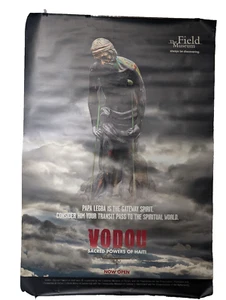 The Field Museum Chicago Bus Stop Advertisement Poster Haiti Voodoo Papa Legba - Picture 1 of 8