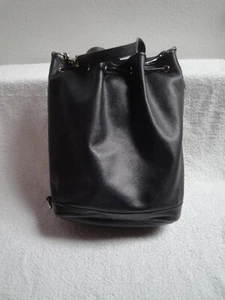 Longchamp Handtasche / seltene Beutelform aus den 80ern, dunkelblau, Vintage - Bild 1 von 7