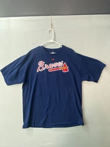 Camiseta Atlanta Braves Jason Heyward Majestic, Talla 2XL, Usada - Imagen 1 de 15