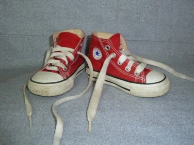 RARO Nuevo ANTIGUO STOCK Tenis Niño Pequeño Talla 4- Años 50 Chuck Taylor Converse All Star Foto 1 de 4