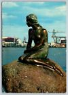 Postcard Denmark Copenhagen The Little Mermaid c1966 3D