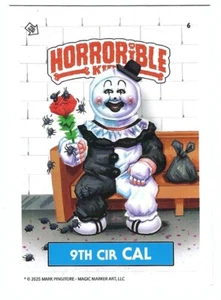 2025 HORRORIBLE KIDS 9TH CIR CAL SPOOKALA CARD 6 MARK PINGITORE - Picture 1 of 2