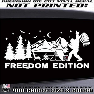 BIGFOOT SASQUATCH DECAL STICKER CAMPER RV TRAVEL TRAILER CLASS A CLASS C CAMPING - Picture 1 of 4