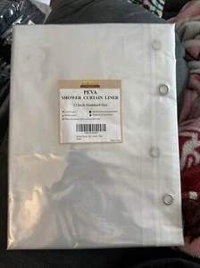 Barossa Design Peva Duschvorhang Liner 72" Standardgröße transparent  - Bild 1 von 3