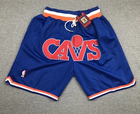 Hot sale Cleveland Cavaliers Men’s Blue with Pockets Basketball Shorts (S-XXL) Cover