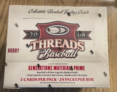 2008 Donruss Threads Baseball Sealed Hobby Box - Image 1 of 4