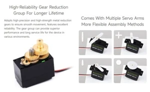 Waveshare 180° Copper Gear Digital Servo 2.3kg.Cm Large Torque Compact Size - Picture 1 of 12