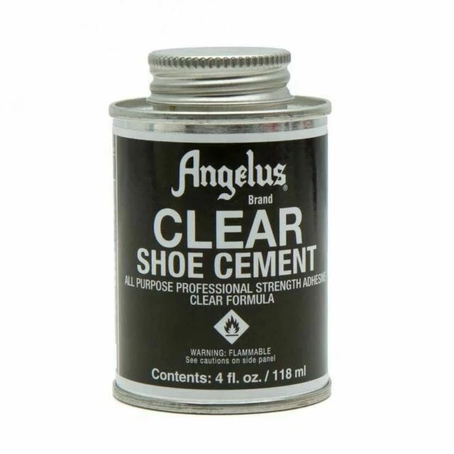 Angelus Clear Shoe Cement, 4fl.oz (118ml)