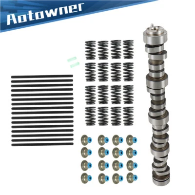 Kit de levas para camioneta Chevy GMC Silverado Sierra 4,8 L 5,3 L 6,0 L etapa 4 LS + varillas de empuje Foto 1 de 4