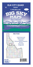 Big Sky Map Challis Quad Idaho Topography Map, Rivers, Trails, Roads, Hunting