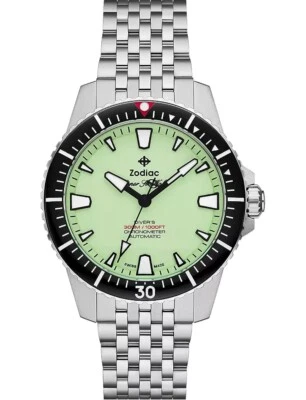 NUEVO ZODIAC SUPER SEA WOLF PRO-DIVER ESFERA LUME 42 MM STP 1-21 COSC AUTO ZO3560 Foto 1 de 2