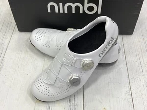 Nimbl Exceed Ultimate Glide Road Cycling Shoes White/Silver (EU39-EU45) - Picture 1 of 10